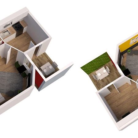Mm Suites Reims Centre Terasse エクステリア 写真
